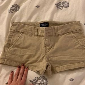 American Eagle khaki shorts GUC size 4